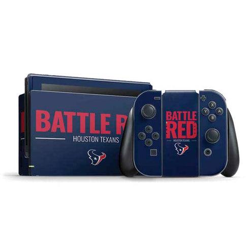 NFL Houston Texans Team Motto Nintendo Skins