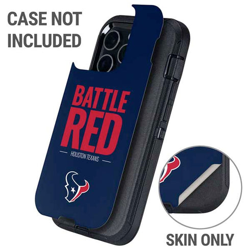 NFL Houston Texans Team Motto Otterbox Defender iPhone Skin