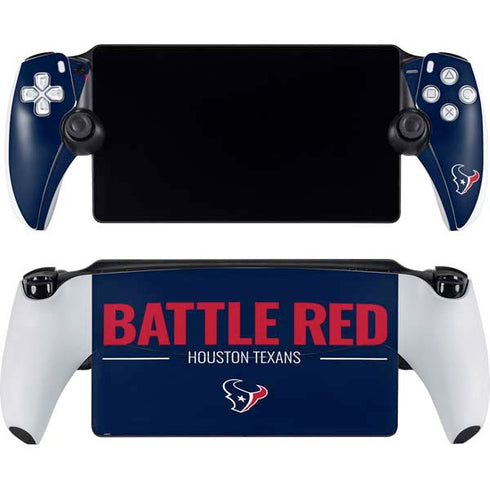NFL Houston Texans Team Motto PlayStation Portal Remote Player Skin