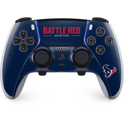 NFL Houston Texans Team Motto PS5 DualSense Edge Pro Controller Skin