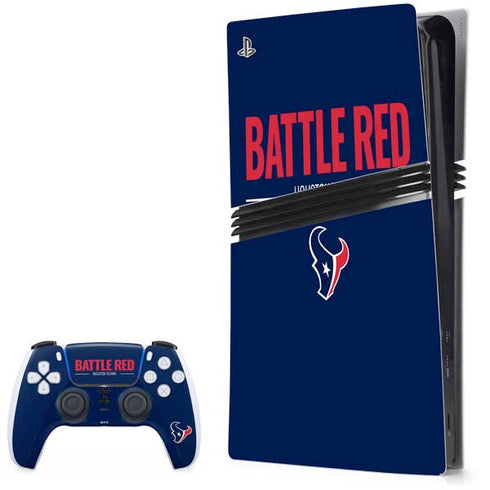 NFL Houston Texans Team Motto PS5 Pro Bundle Skin