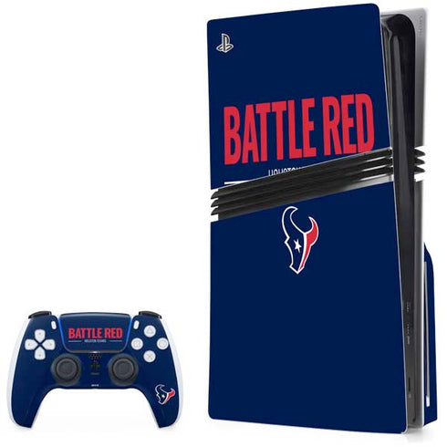 NFL Houston Texans Team Motto PlayStation PS5 Skins