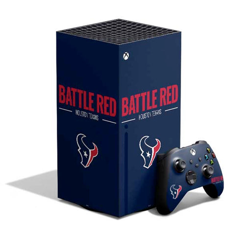 NFL Houston Texans Team Motto XBox Series X Digital Edition Bundle Skin