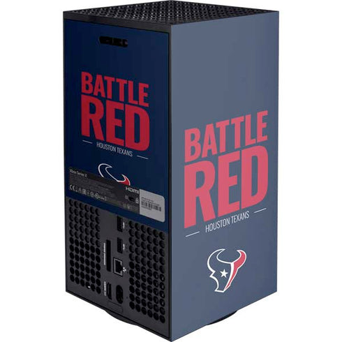 NFL Houston Texans Team Motto XBox Series X Digital Edition Console Skin