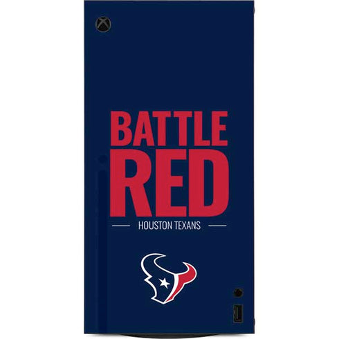 NFL Houston Texans Team Motto XBox Series X Digital Edition Console Skin