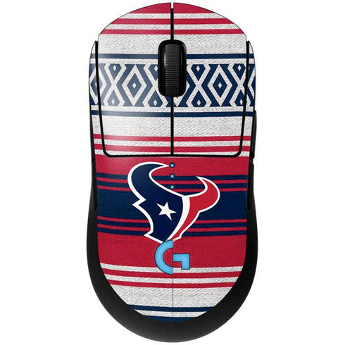 NFL Houston Texans Trailblazer G Pro Wireless Gaming Mouse Skin