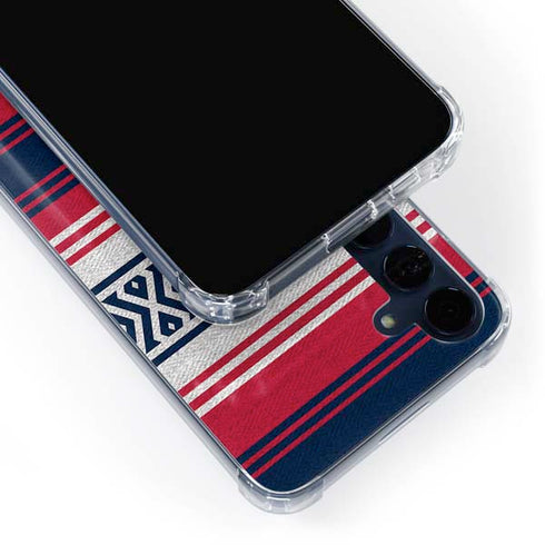 NFL Houston Texans Trailblazer Galaxy A35 5G Clear Case