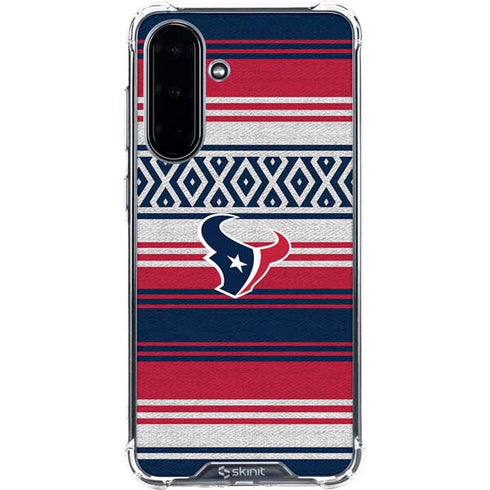 NFL Houston Texans Trailblazer Galaxy A36 5G Clear Case