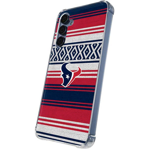 NFL Houston Texans Trailblazer Galaxy A55 5G Clear Case