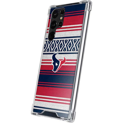 NFL Houston Texans Trailblazer Galaxy S23 Ultra Clear Case