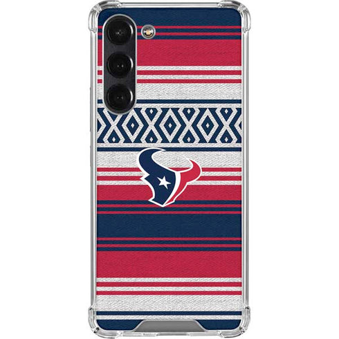 NFL Houston Texans Trailblazer Galaxy S24 FE Clear Case