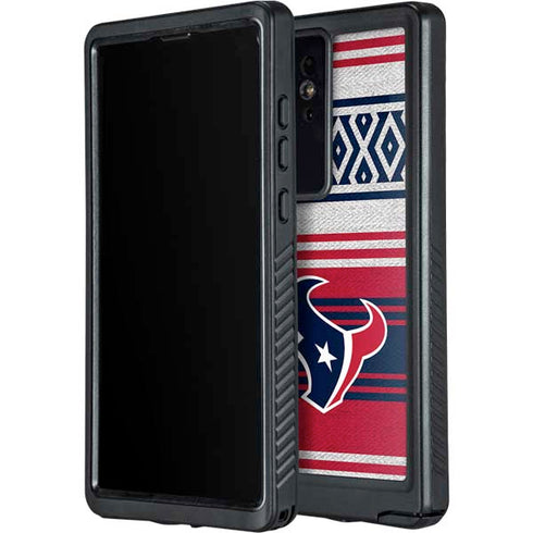 NFL Houston Texans Trailblazer Galaxy S24 Ultra Waterproof Case