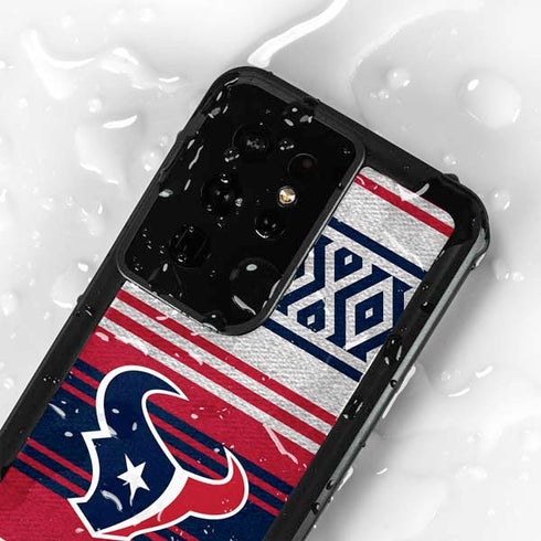 NFL Houston Texans Trailblazer Galaxy S24 Ultra Waterproof Case
