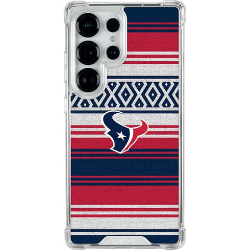 NFL Houston Texans Trailblazer Galaxy S25 Ultra Clear Case