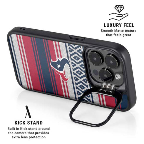 NFL Houston Texans Trailblazer iPhone 13 Pro Kickstand Case