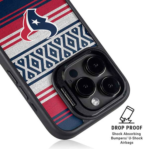 NFL Houston Texans Trailblazer iPhone 13 Pro Kickstand Case