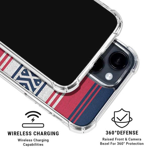 NFL Houston Texans Trailblazer iPhone 15 Clear Case