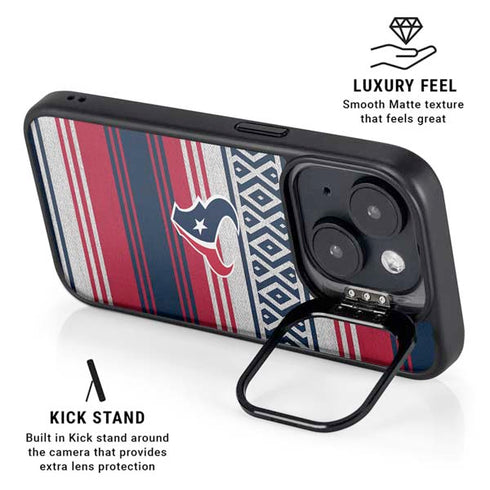 NFL Houston Texans Trailblazer iPhone 15 Kickstand Case
