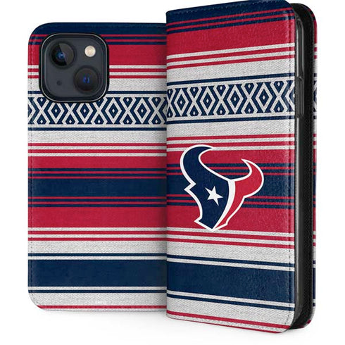 NFL Houston Texans Trailblazer iPhone 15 Plus Folio Case