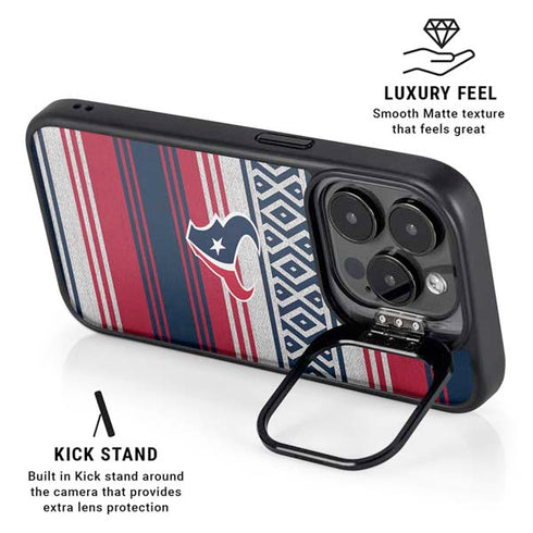 NFL Houston Texans Trailblazer iPhone 15 Pro Max Kickstand Case