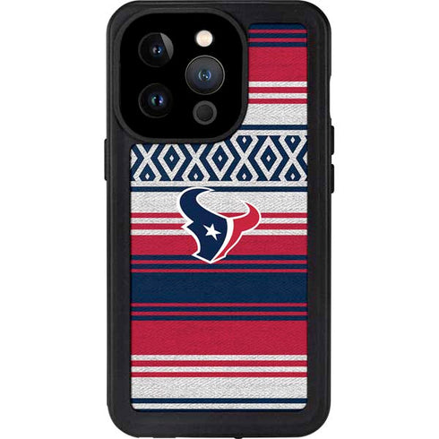 NFL Houston Texans Trailblazer iPhone 15 Pro Waterproof Case