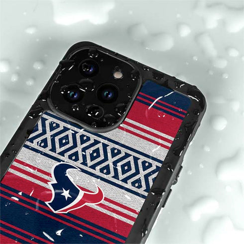 NFL Houston Texans Trailblazer iPhone 15 Pro Waterproof Case