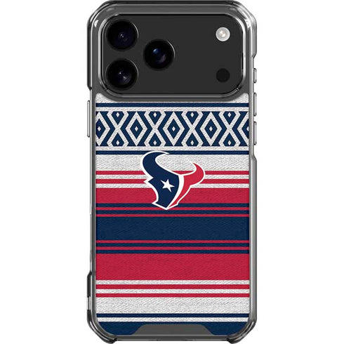 NFL Houston Texans Trailblazer iPhone 18 Pro Max Clear Case