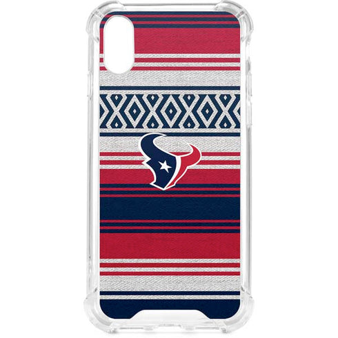 NFL Houston Texans Trailblazer iPhone XS Clear Case