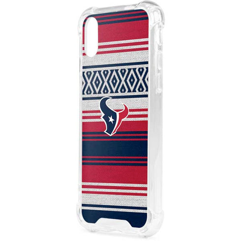 NFL Houston Texans Trailblazer iPhone XS Clear Case