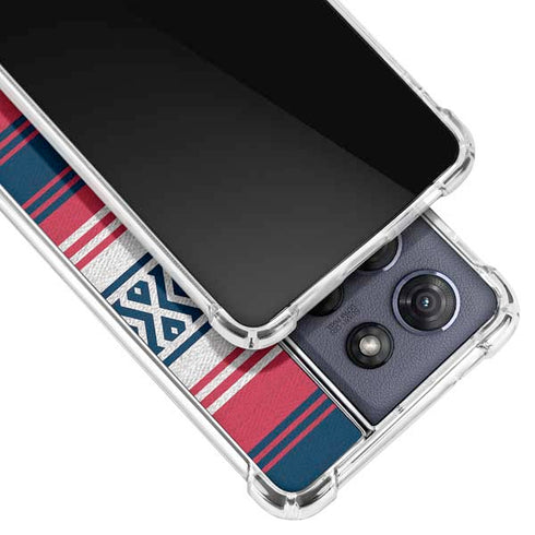 NFL Houston Texans Trailblazer Moto G 5G (2025) Clear Case