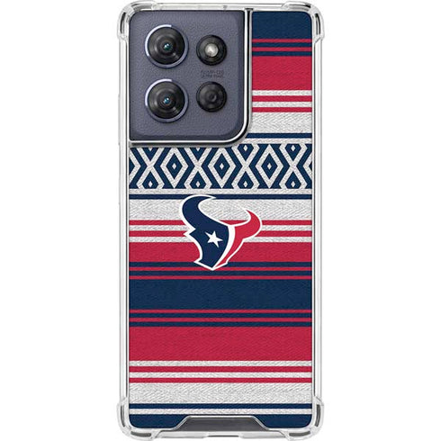 NFL Houston Texans Trailblazer Moto G Power 5G (2025) Clear Case