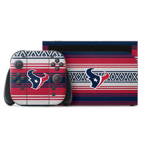 NFL Houston Texans Trailblazer Nintendo Switch 2 (2025) with Joy-Con Skin