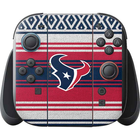 NFL Houston Texans Trailblazer Nintendo Switch 2 (2025) with Joy-Con Skin
