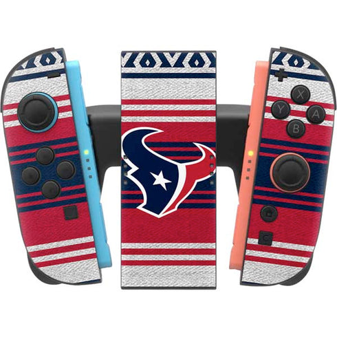 NFL Houston Texans Trailblazer Nintendo Switch 2 (2025) Joy-Con Controller Skin