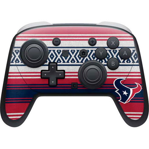 NFL Houston Texans Trailblazer Nintendo Switch 2 (2025) Pro Controller Skin
