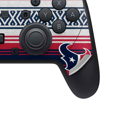 NFL Houston Texans Trailblazer Nintendo Switch 2 (2025) Pro Controller Skin