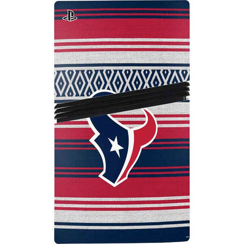 NFL Houston Texans Trailblazer PS5 Pro Disk Console Skin