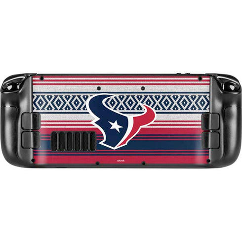 NFL Houston Texans Trailblazer Steam Deck Handheld Gaming Computer Skin