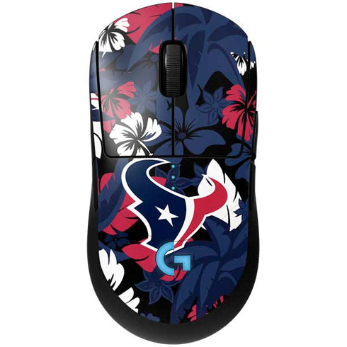 NFL Houston Texans Tropical Print G Pro Wireless Gaming Mouse Skin