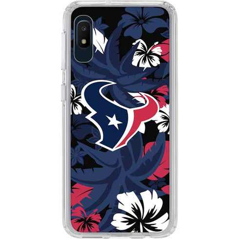 NFL Houston Texans Tropical Print Galaxy Cases