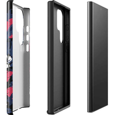 NFL Houston Texans Tropical Print Galaxy S23 Ultra Pro Case