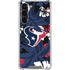 NFL Houston Texans Tropical Print Galaxy S24 FE Clear Case