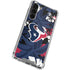 NFL Houston Texans Tropical Print Galaxy S24 FE Clear Case