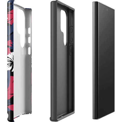 NFL Houston Texans Tropical Print Galaxy S25 Ultra Impact Case
