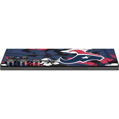 NFL Houston Texans Tropical Print Galaxy S25 Ultra Skin