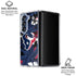NFL Houston Texans Tropical Print Galaxy Z Fold6 Clear Case