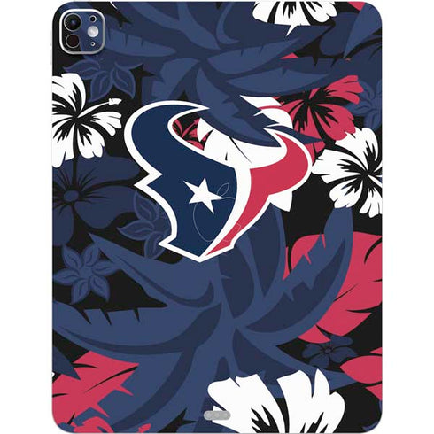 NFL Houston Texans Tropical Print iPad Pro 13in M4 (2024) Skin