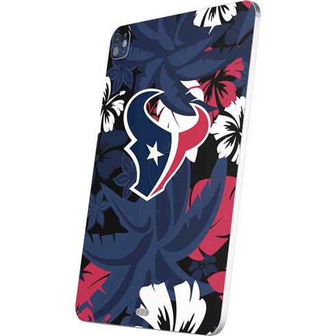 NFL Houston Texans Tropical Print iPad Pro 13in M4 (2024) Skin