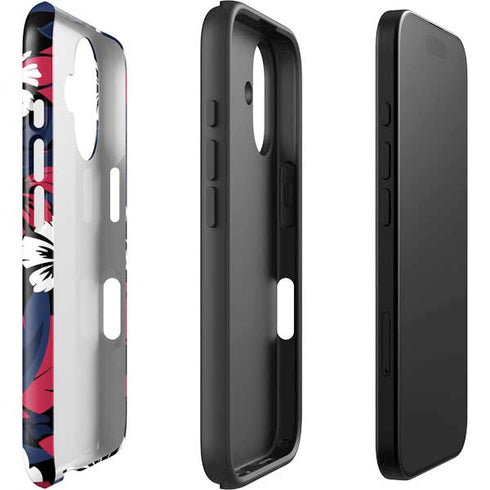 NFL Houston Texans Tropical Print iPhone 16 Impact Case