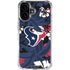 NFL Houston Texans Tropical Print iPhone 16 Plus Clear Case